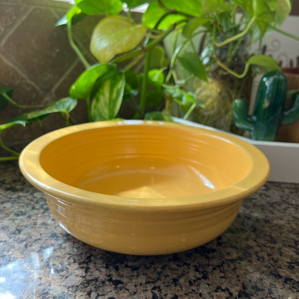 Fiesta Original Yellow 8 1/2 inch Nappie